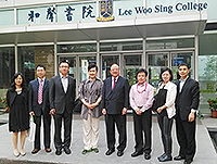 The delegation from Shandong University visits Lee Woo Sing College